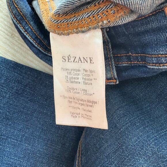 Sezane High Rise Stretch Skinny Ankle Jeans | Size 27 - Picture 3 of 8